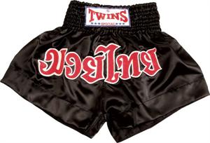 Twins Thai Style Trunks Black